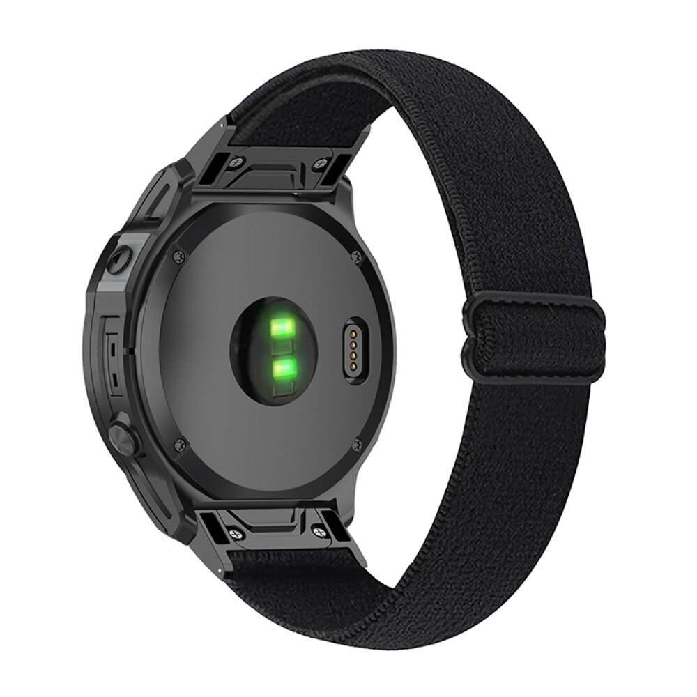 Garmin Fenix 6S Pro Elastisk armbånd, Svart