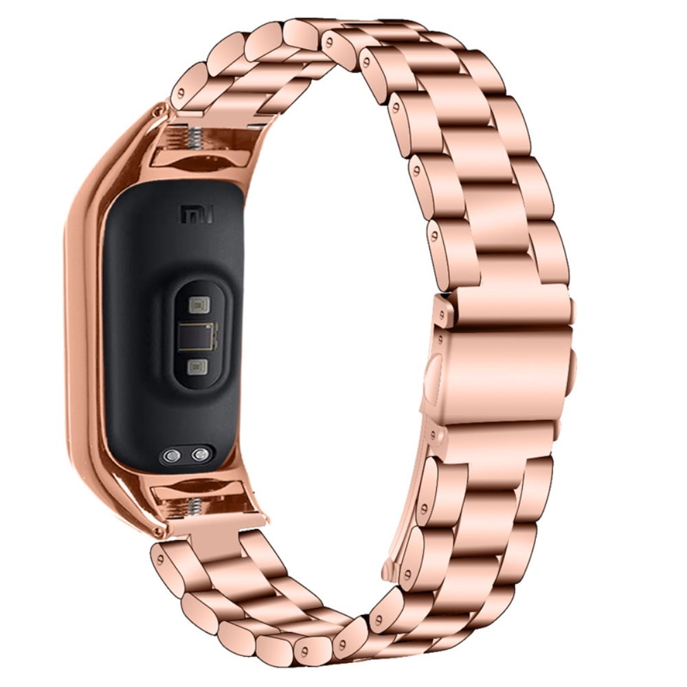 Xiaomi Mi Band 7 Elegant lenkereim i metall, Rosegull