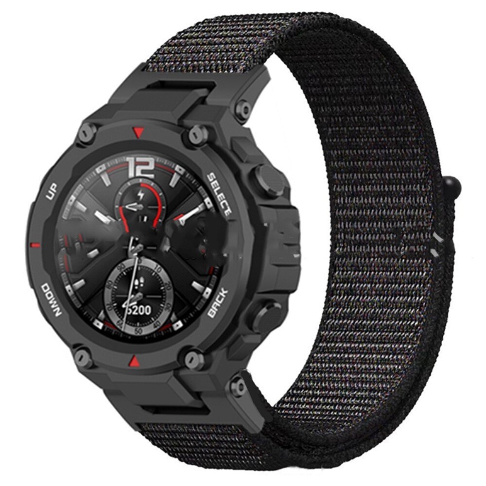 Amazfit T-Rex Pro/T-Rex Reim i nylon, Svart