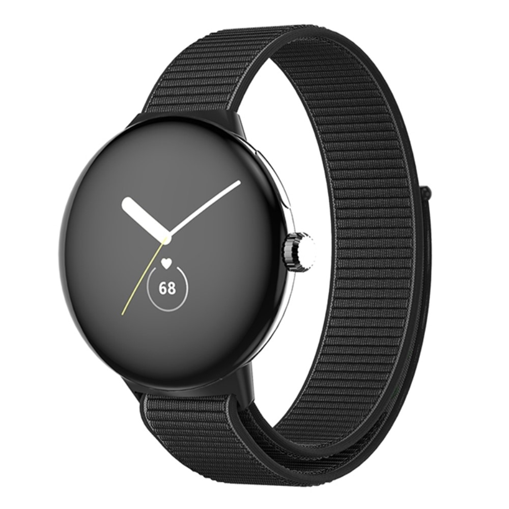 Google Pixel Watch 3 41mm Reim i nylon, Svart