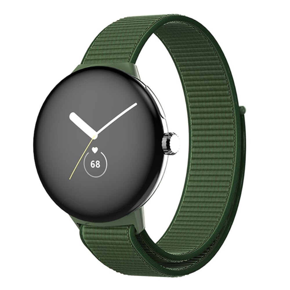 Google Pixel Watch Reim i nylon, Grønn