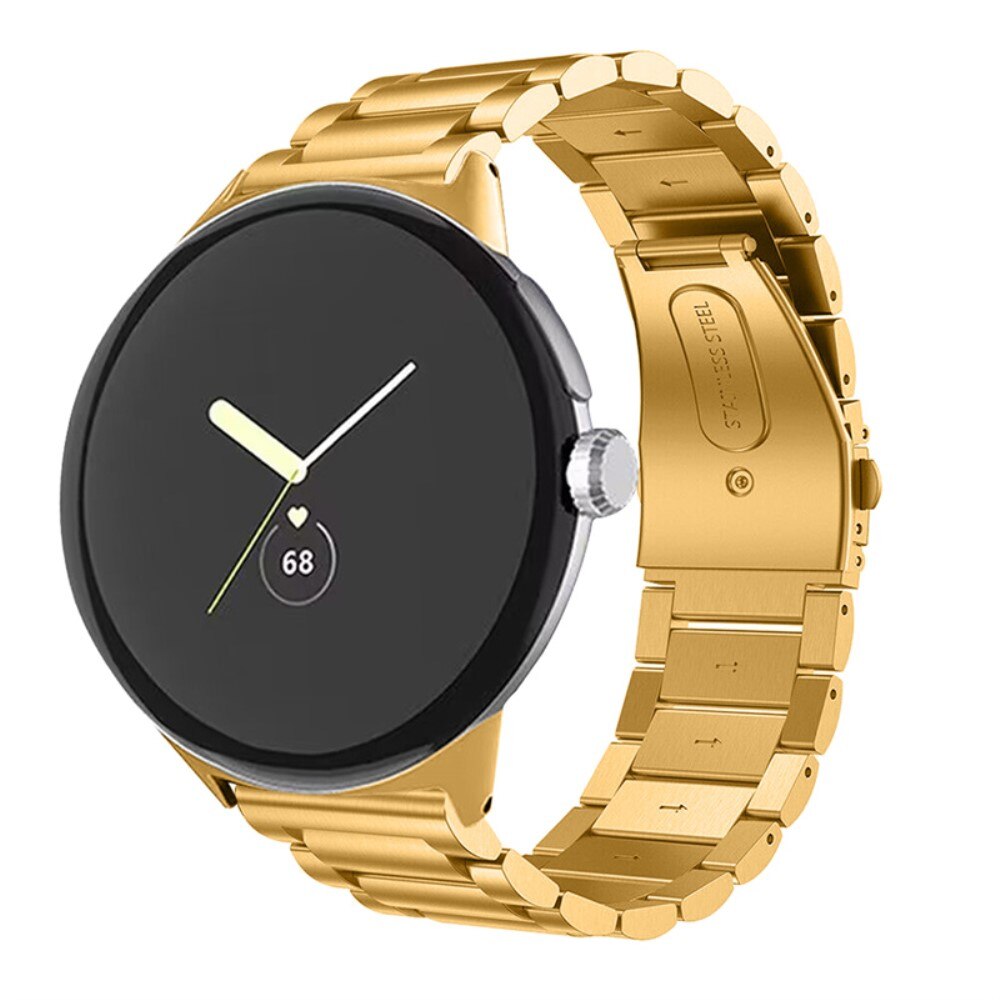 Google Pixel Watch 2 Elegant lenkereim i metall, Gull