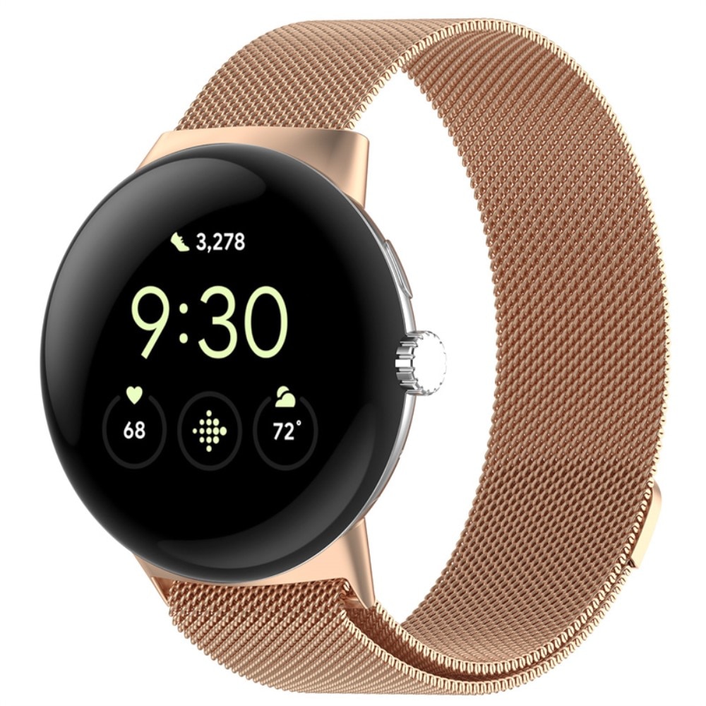 Google Pixel Watch 2 Reim Milanese Loop, Rosegull