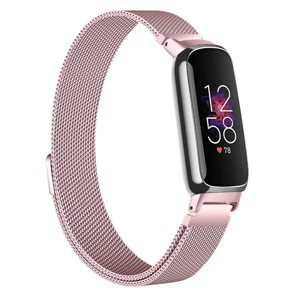 Fitbit Inspire 3 Reim Milanese Loop, Rosa