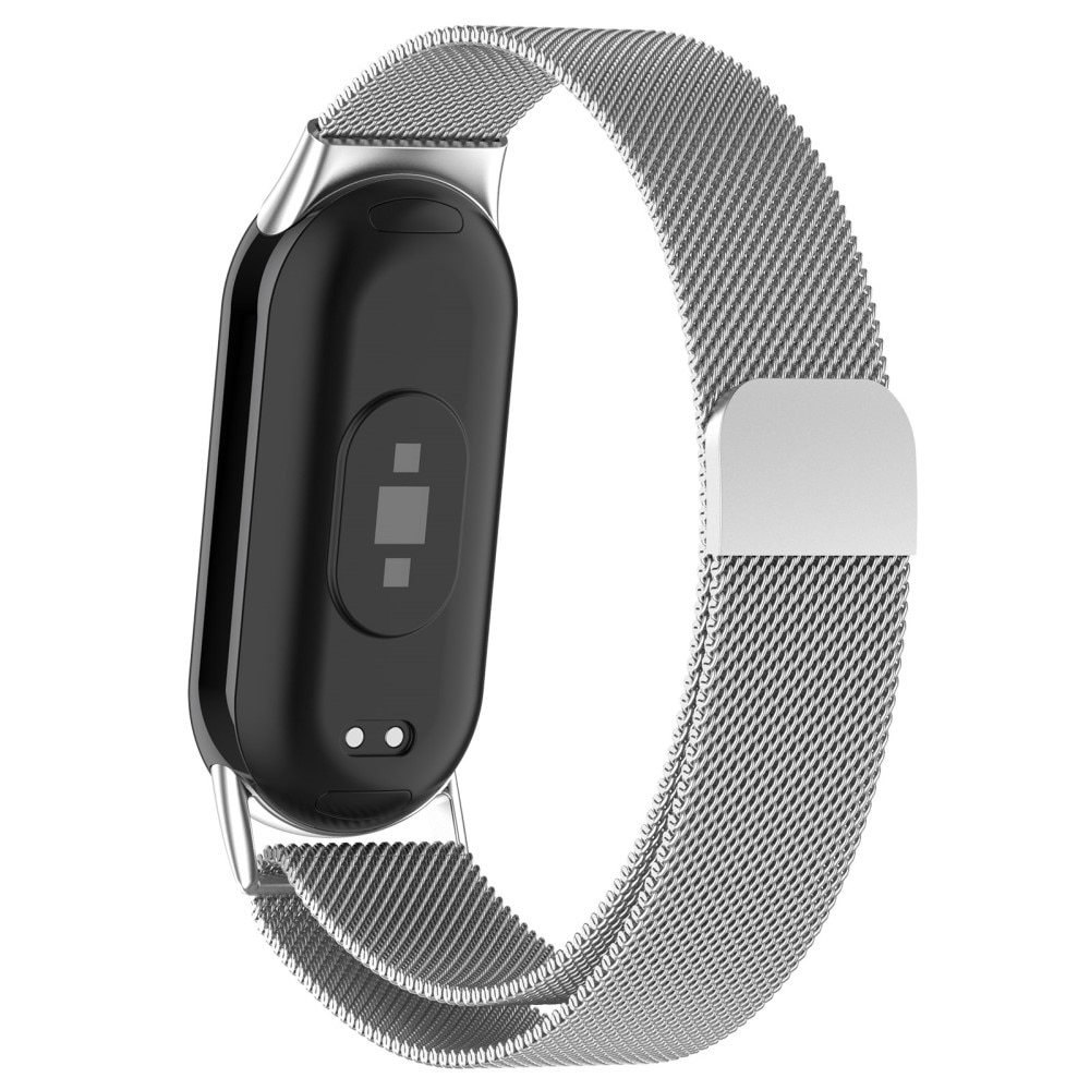 Xiaomi Smart Band 8 Reim Milanese Loop, Sølv