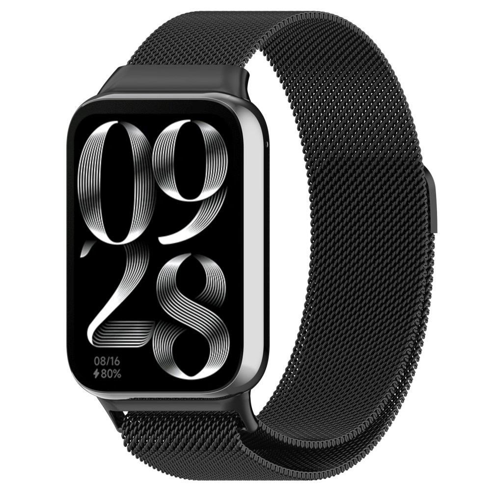 Xiaomi Smart Band 8 Pro Reim Milanese Loop, Svart