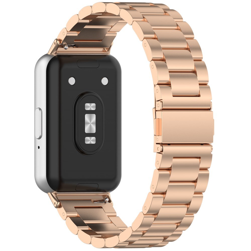 Samsung Galaxy Fit 3 Elegant lenkereim i metall, Rosegull