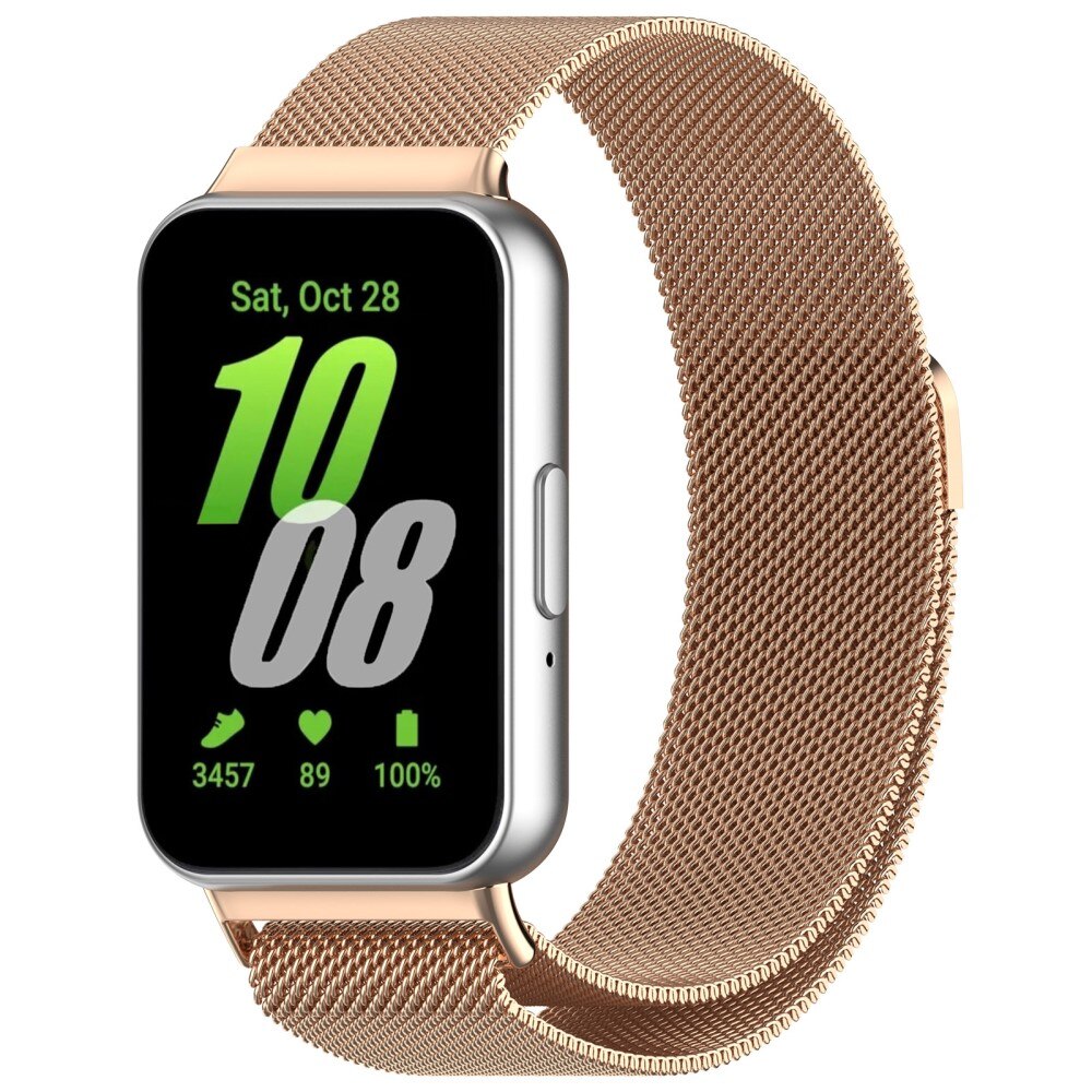 Samsung Galaxy Fit 3 Reim Milanese Loop, Rosegull