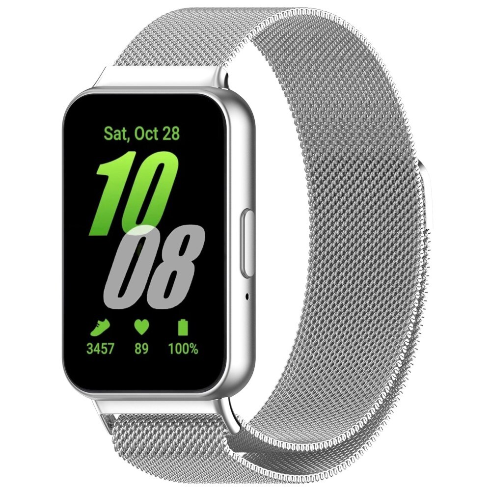 Samsung Galaxy Fit 3 Reim Milanese Loop, Sølv