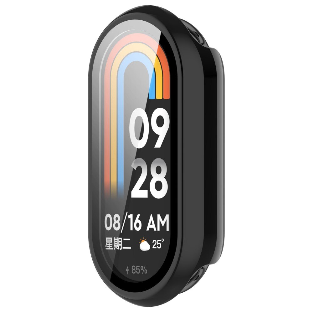 Xiaomi Mi Band 9 Heldekkende deksel med skjermbeskytter, Svart