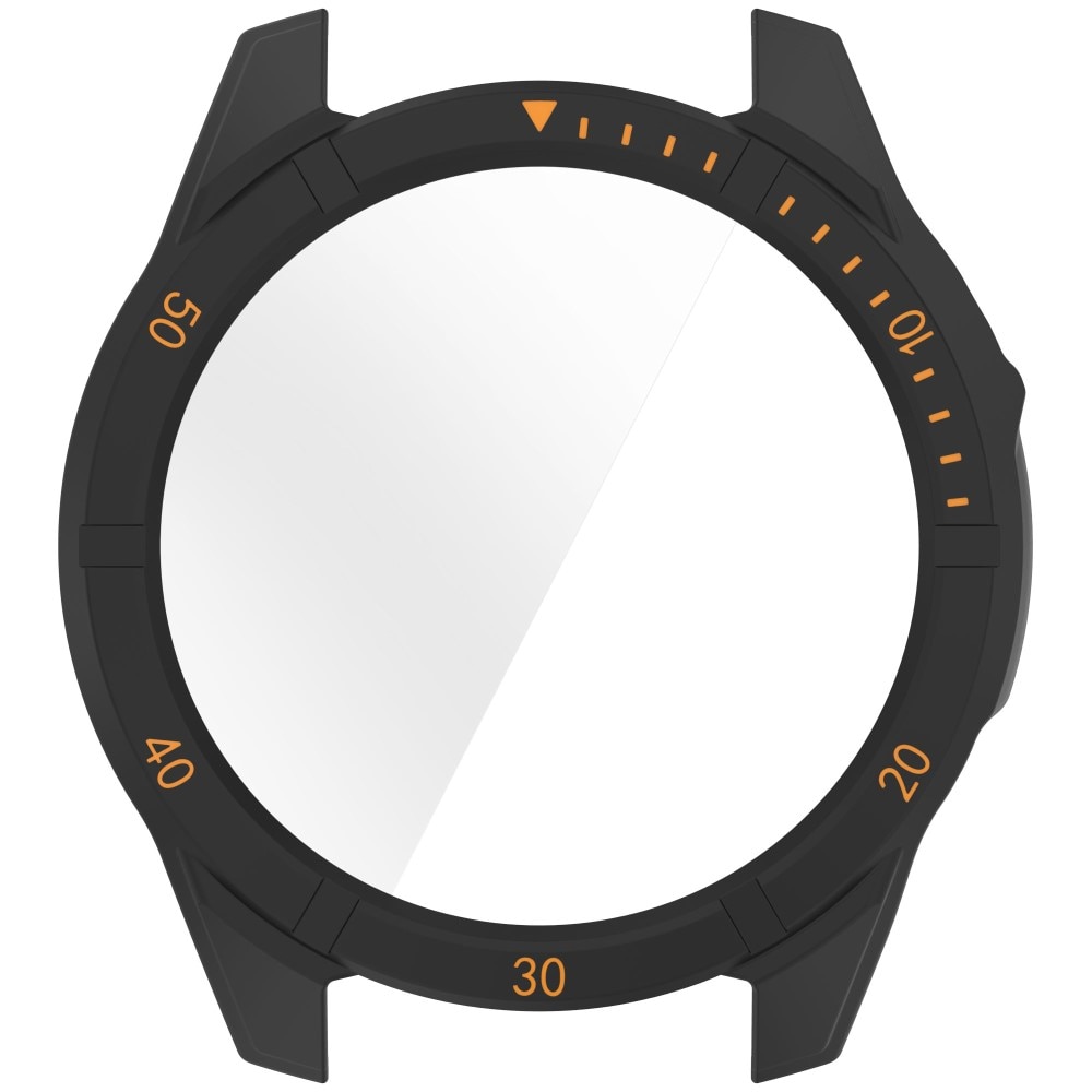 Garmin Fenix 8 47mm Heldekkende deksel med skjermbeskytter, Svart