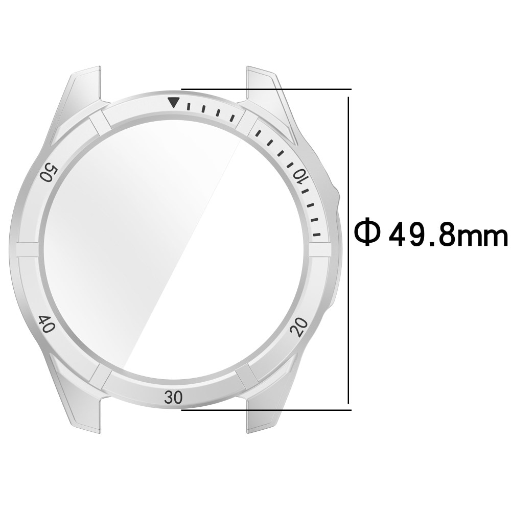 Garmin Fenix 8 47mm Heldekkende deksel med skjermbeskytter, Svart