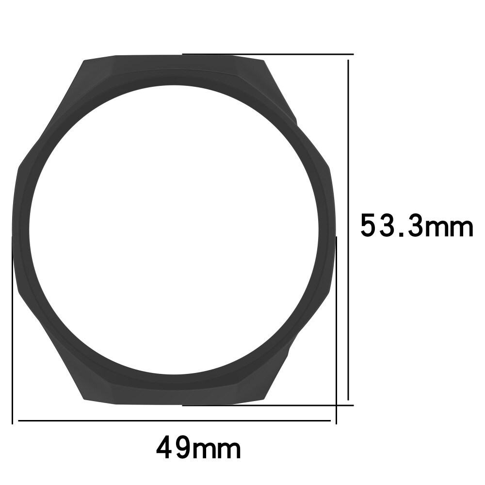 Apple Watch GT 5 Pro 46mm Hardt deksel, Svart