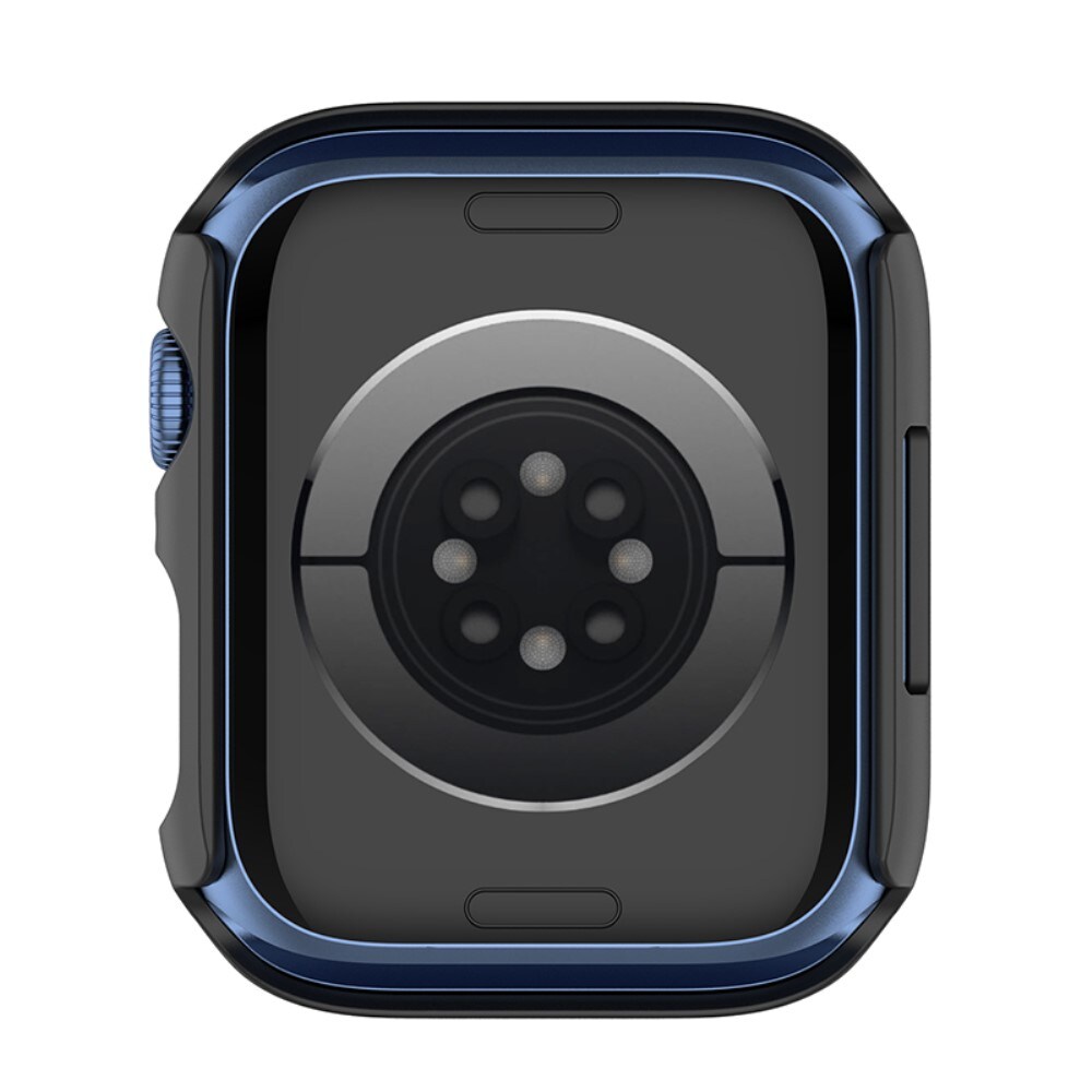 Apple Watch Series 8 45mm Heldekkende deksel med skjermbeskytter, Svart