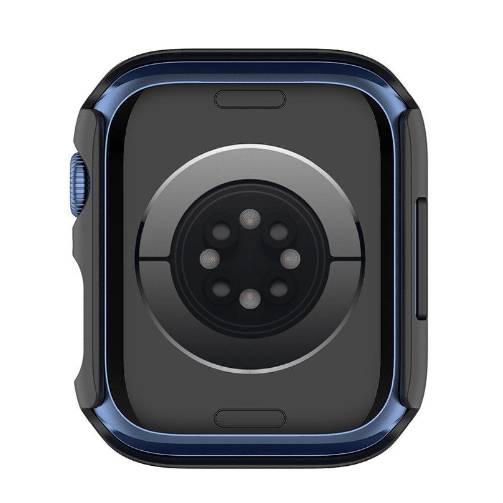 Apple Watch Series 7 41mm Heldekkende deksel med skjermbeskytter, Svart