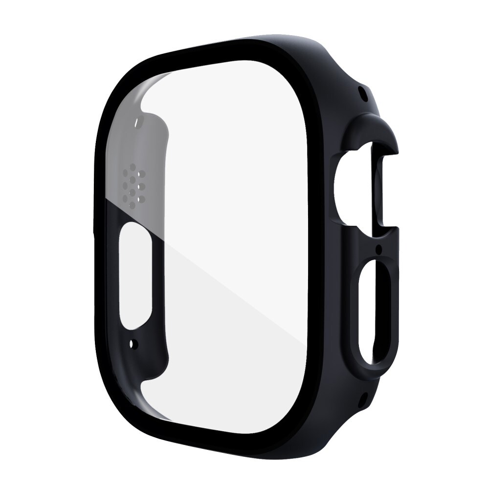 Apple Watch Ultra 49mm 1st Gen Heldekkende deksel med skjermbeskytter, Svart