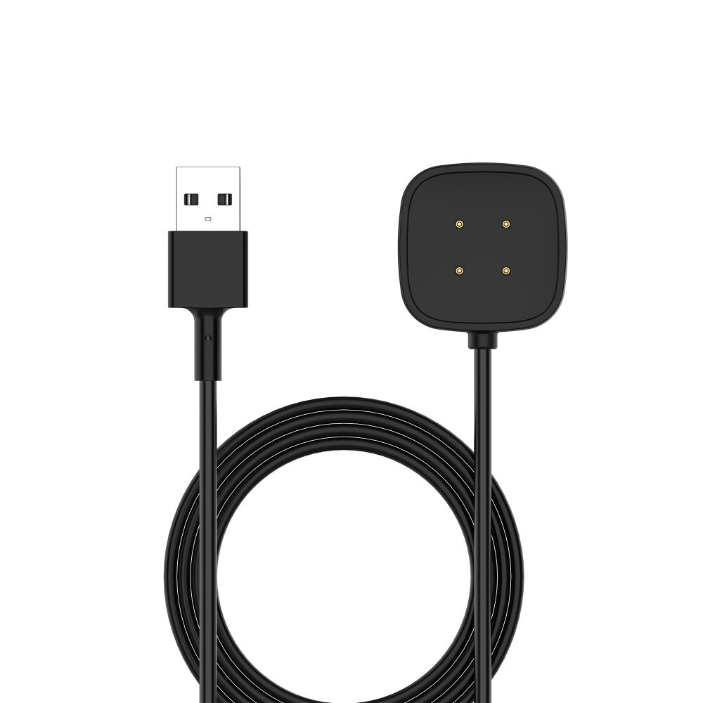 Fitbit Versa 4 Magnetisk ladekabel 1m, Svart