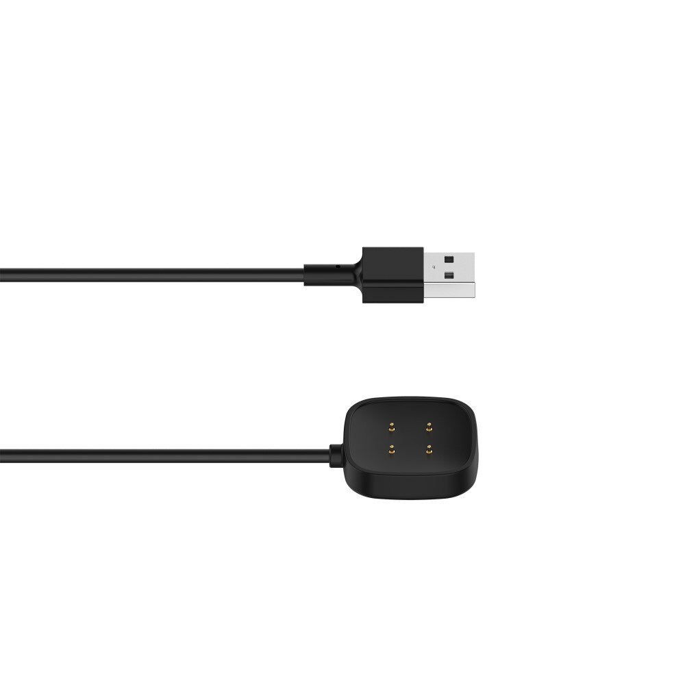 Fitbit Versa 3 Magnetisk ladekabel 1m, Svart