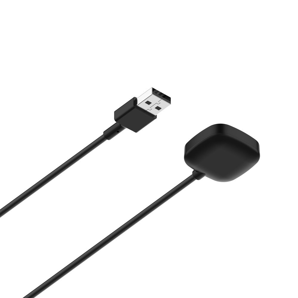 Fitbit Versa 4 Magnetisk ladekabel 1m, Svart