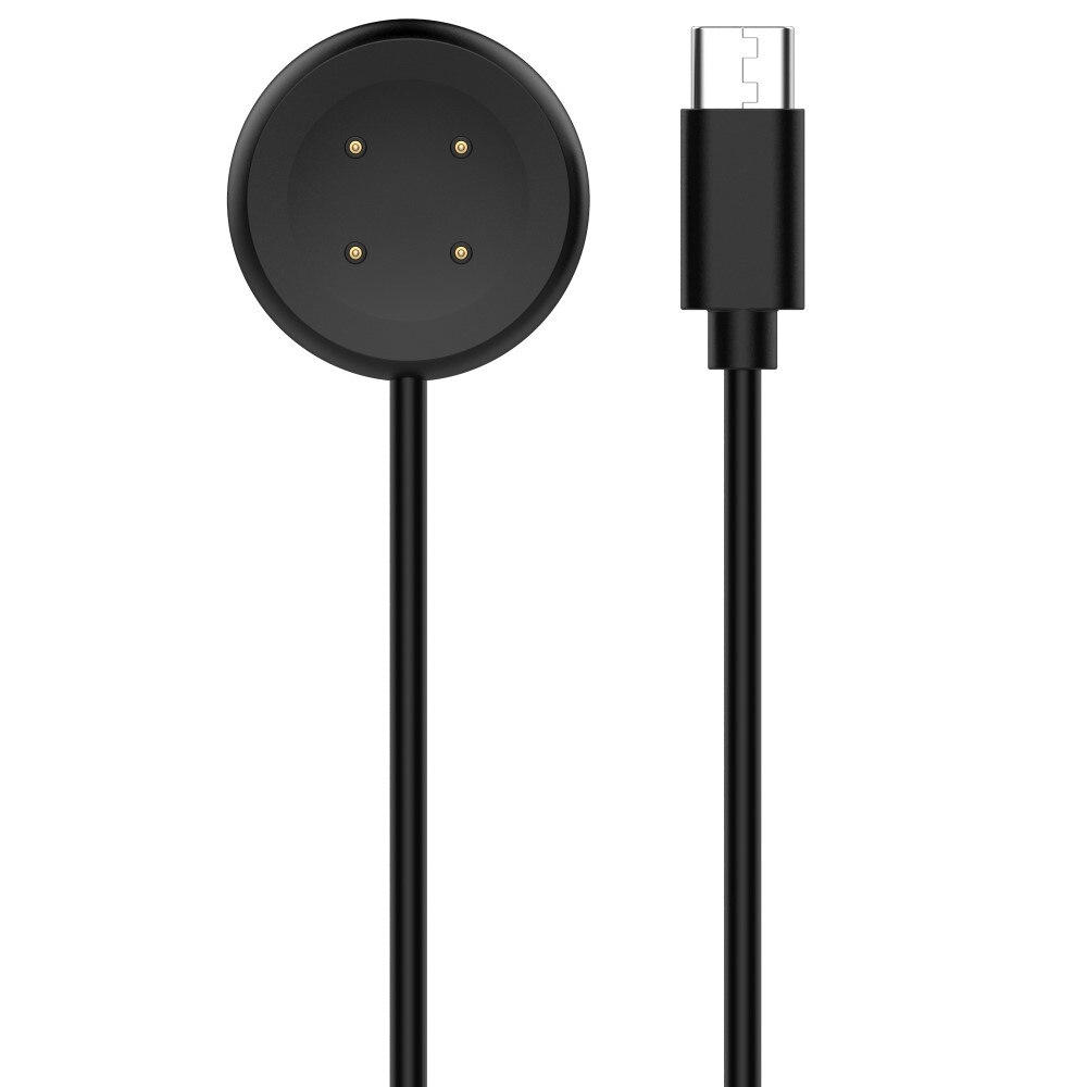 Google Pixel Watch 2 Magnetisk ladekabel USB-C 1m, Svart