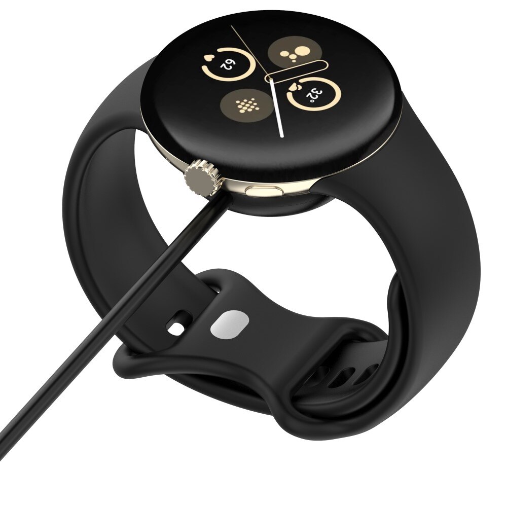 Google Pixel Watch 3 45mm Magnetisk ladekabel 1m, Svart