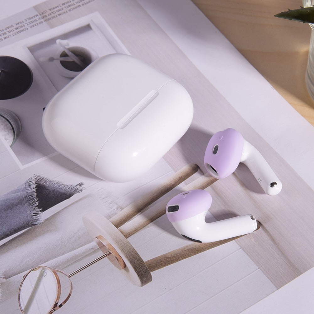 Apple AirPods 4 Øreputer i silikon, Svart