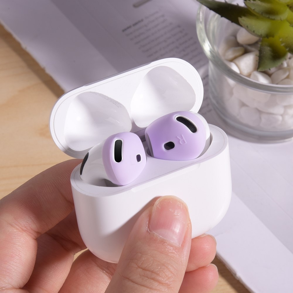 Apple AirPods 4 Øreputer i silikon, Svart