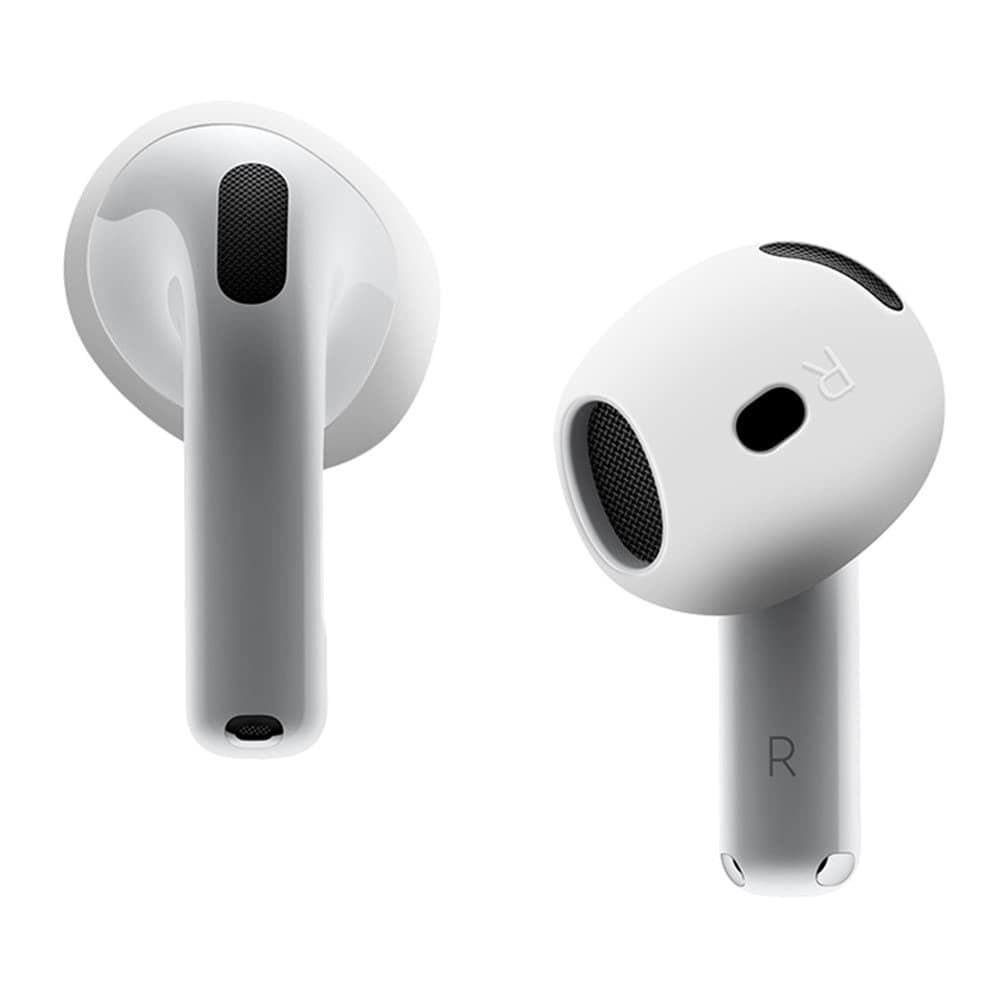 Apple AirPods 4 Øreputer i silikon, Hvit