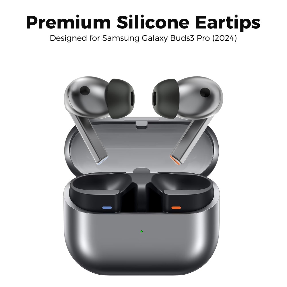 Samsung Galaxy Buds 3 Pro 3-pack Silikon Ear Tips, Svart