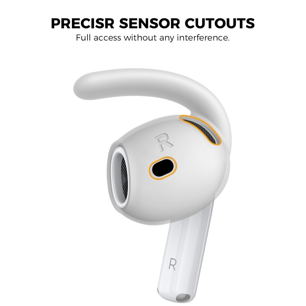 Apple AirPods 4 Sportlige Øreklips, Hvit