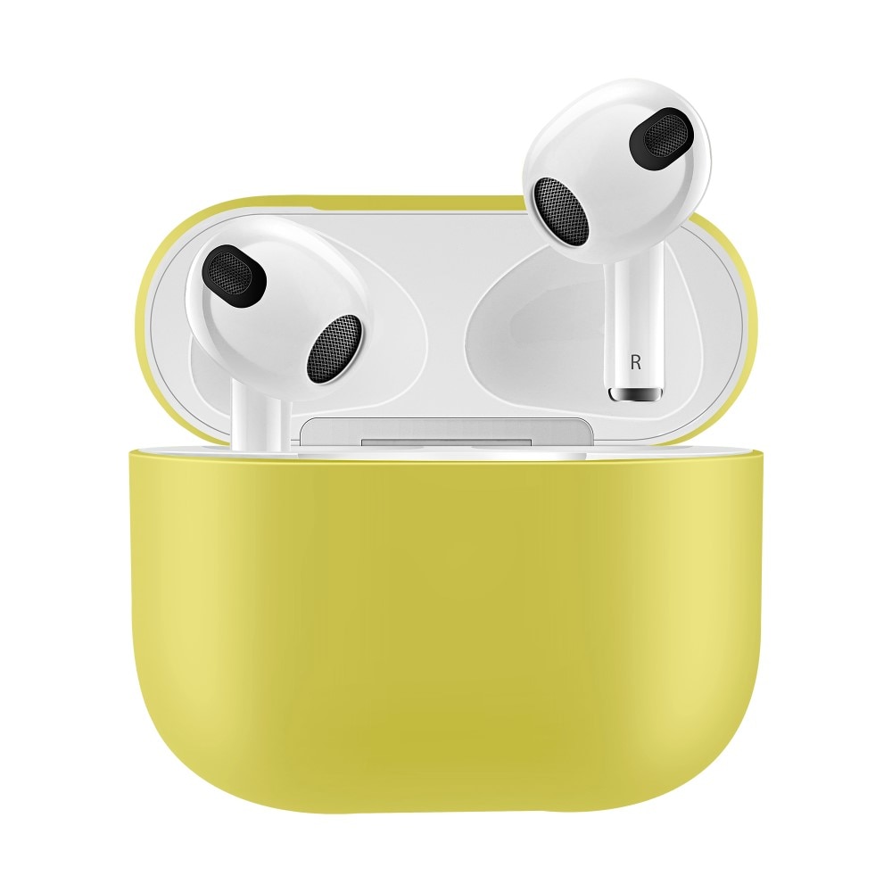 Apple AirPods 3 Tynt silikon-deksel, Gul