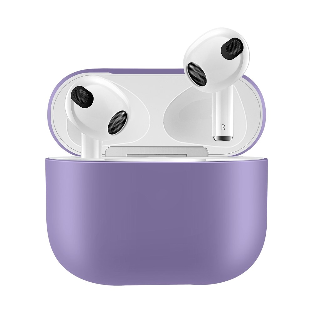 Apple AirPods 3 Tynt silikon-deksel, Lilla