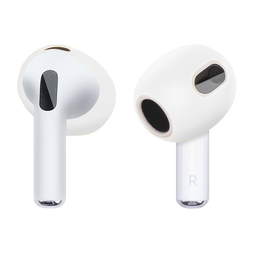 Apple AirPods 3 Øreputer i silikon, Hvit