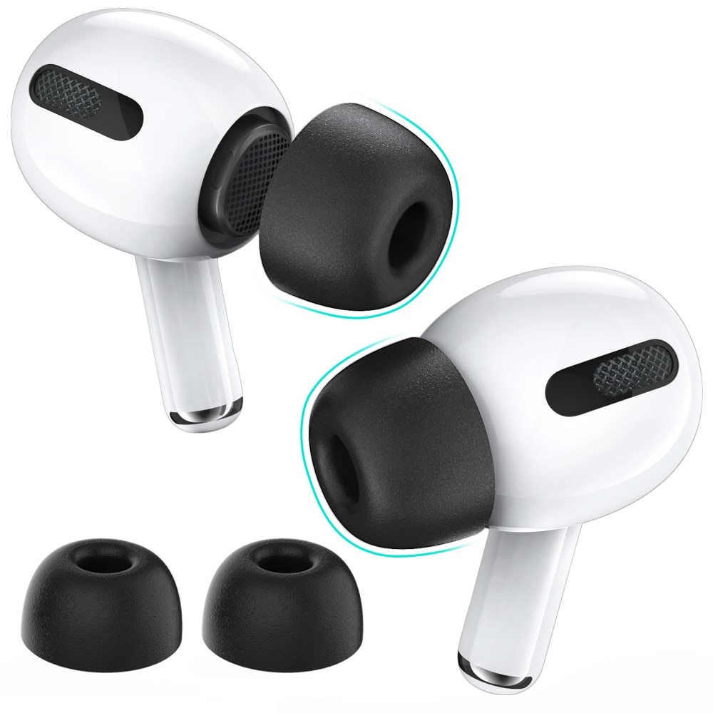 AirPods Pro 2 Ørepropper i memory foam - str M, svart