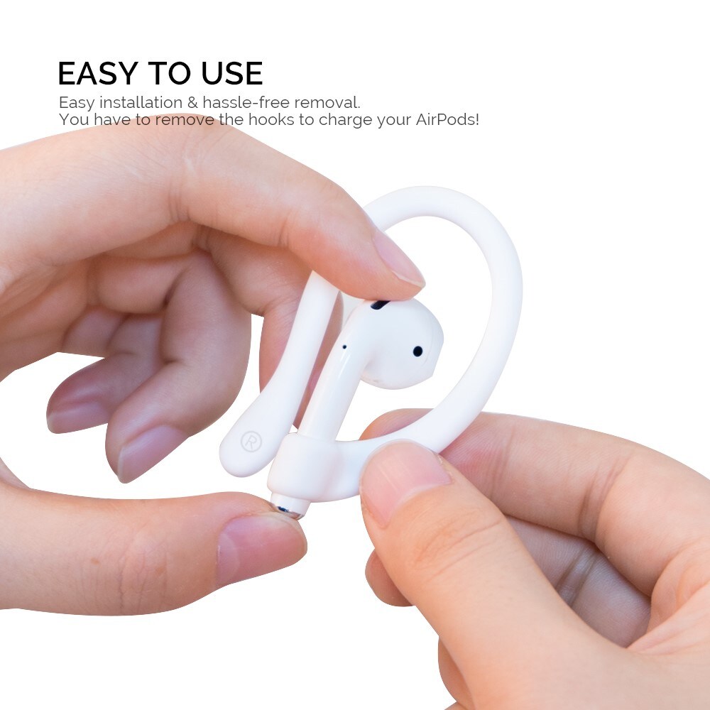 Apple AirPods Magnetiske Øreklips, Hvit