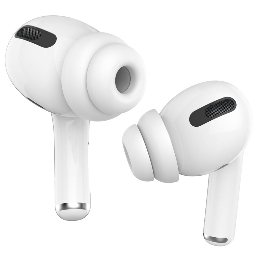 AirPods Pro 2-pack Myke Ørepropper - str. L, Hvit