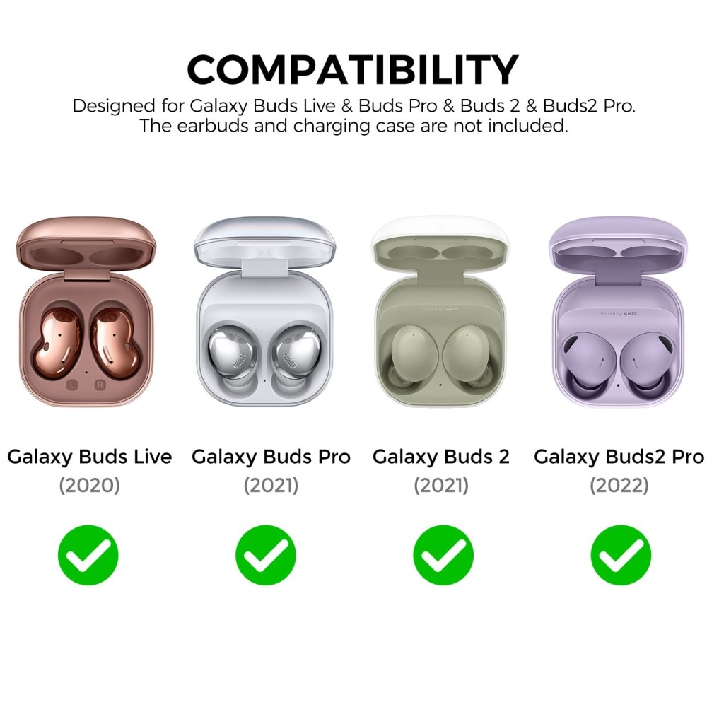 Samsung Galaxy Buds FE Deksel diamant, Gjennomsiktig