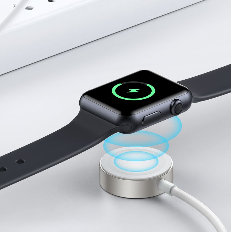 Lader Apple Watch - 1m kabel & vegglader