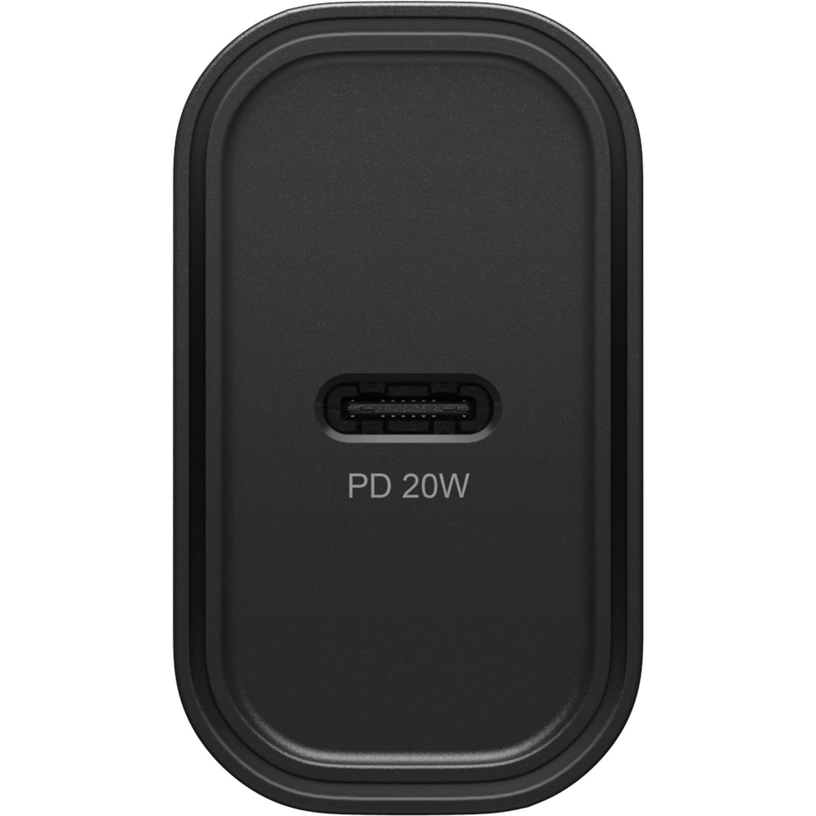 Vegglader USB-C PD 20W, Svart