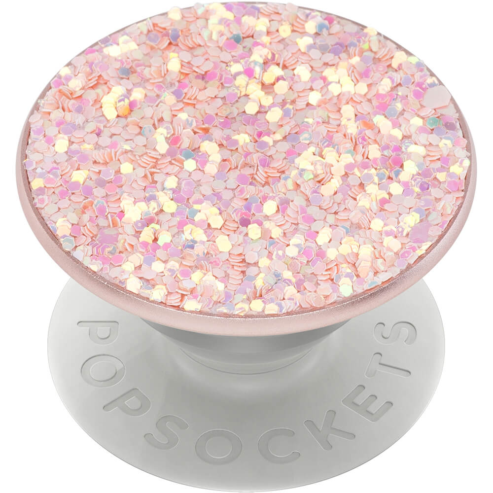 PopGrip Mobilholder / stativ med avtakbar topp, Sparkle Rose