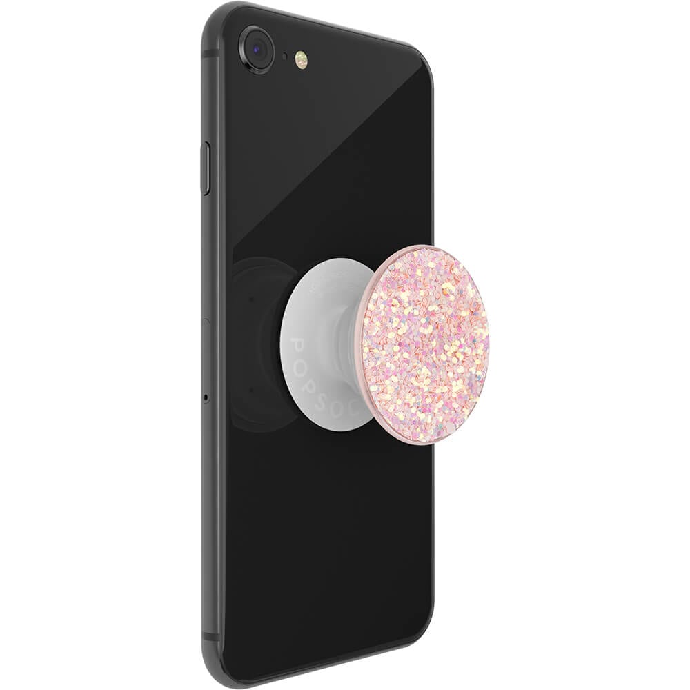 PopGrip Mobilholder / stativ med avtakbar topp, Sparkle Rose