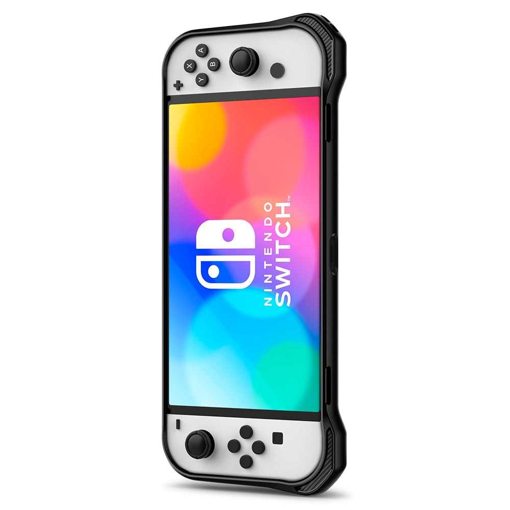 Nintendo Switch OLED Rugged Armor-deksel, Svart