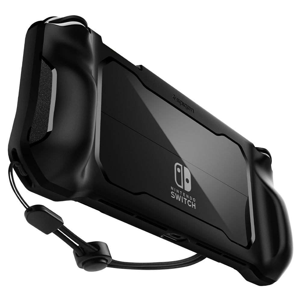 Nintendo Switch OLED Rugged Armor-deksel, Svart