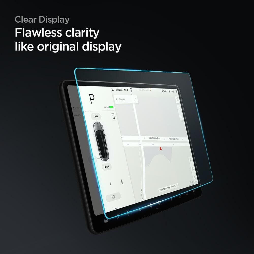 Tesla Model Y/3 Skjermbeskytter GLAS.tR EZ Fit Anti-Glare