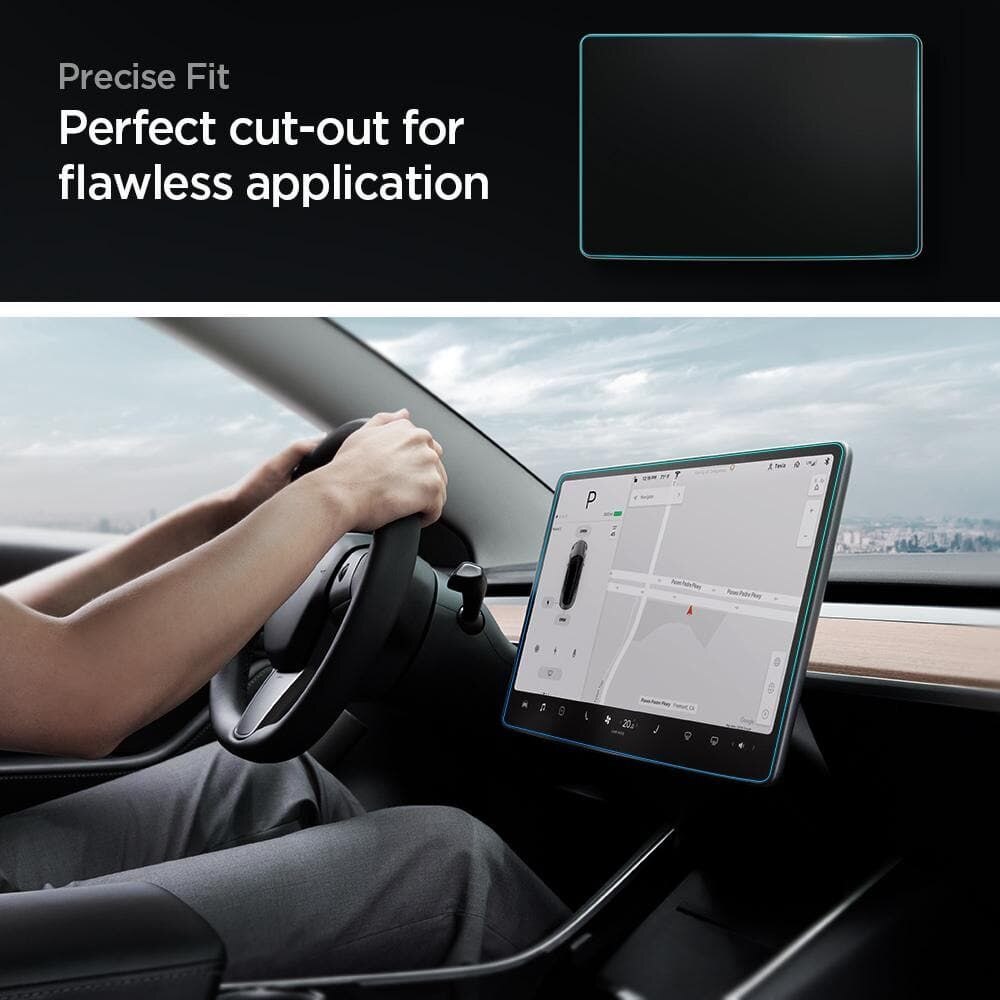 Tesla Model Y/3 Skjermbeskytter GLAS.tR EZ Fit Anti-Glare