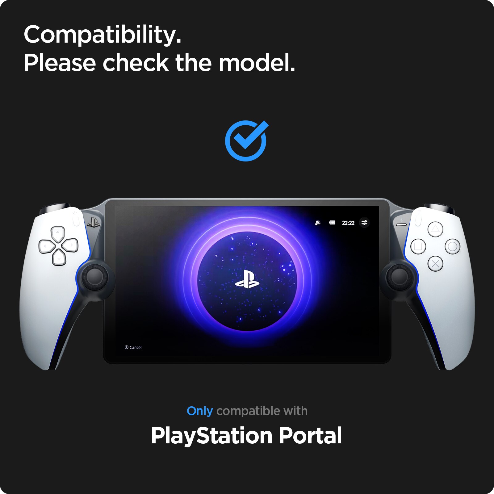 Sony PlayStation Portal Skjermbeskytter GLAS.tR EZ Fit