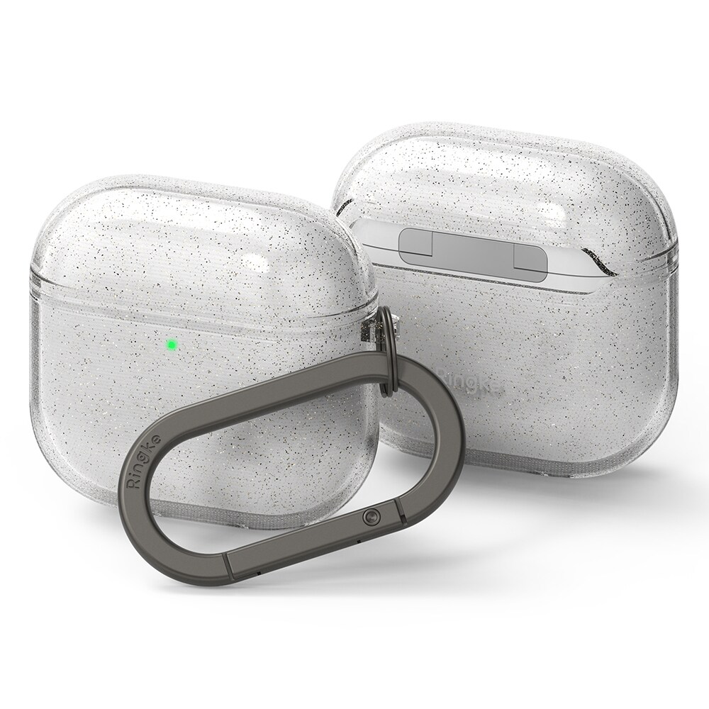 Apple AirPods 4 Air Deksel, Glitter Clear