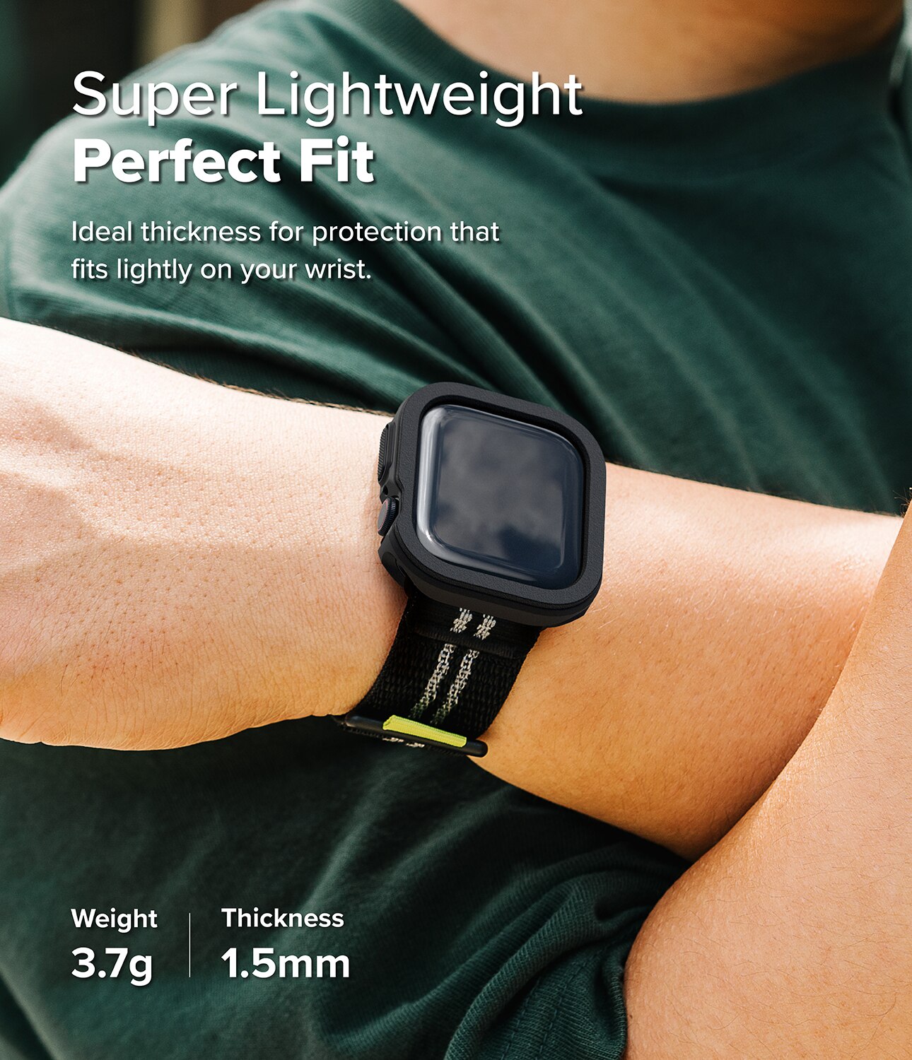 Apple Watch Series 10 42mm Air Sports deksel, Svart