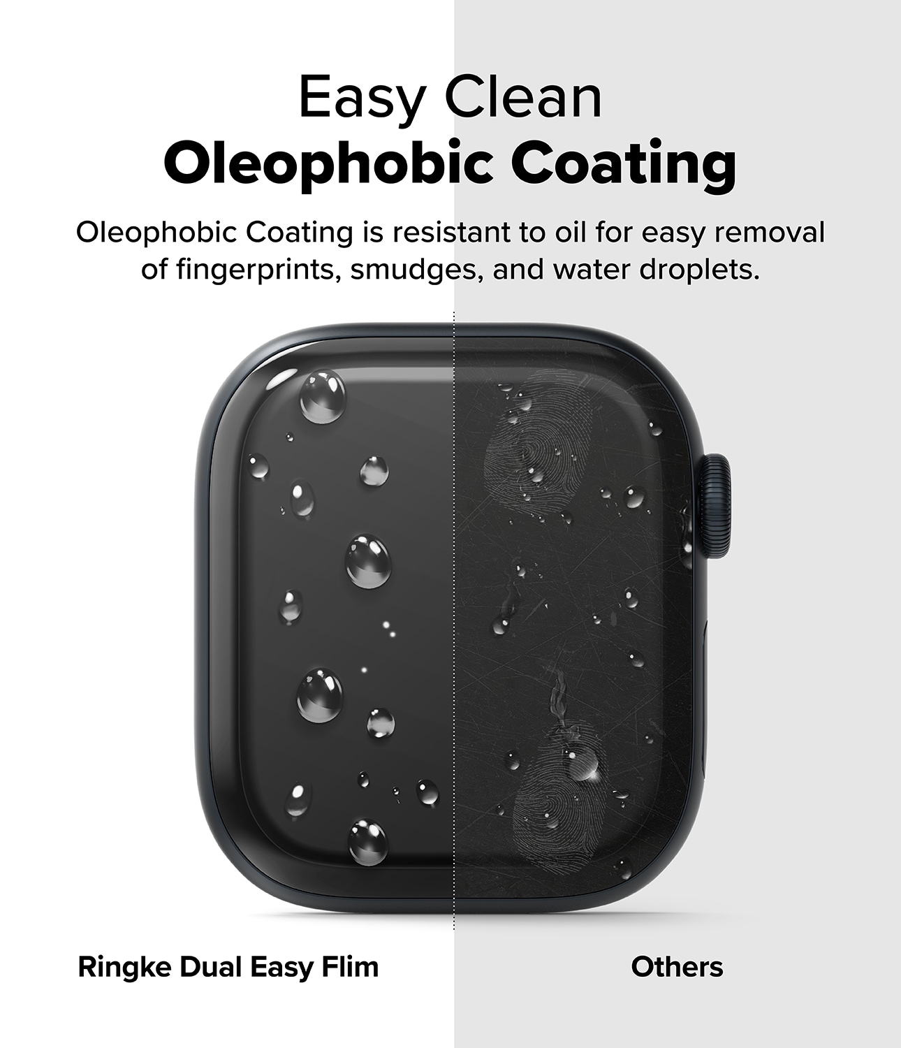 Apple Watch Series 10 42mm Skjermbeskytter beskyttelsesfilm - Dual Easy (3-pakning)