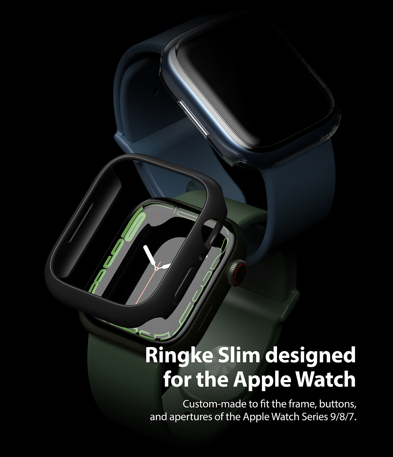 Apple Watch Series 8 41mm Tynt deksel (2-pakning), Flerfarget/mønster